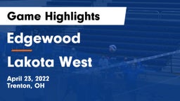 Edgewood  vs Lakota West  Game Highlights - April 23, 2022