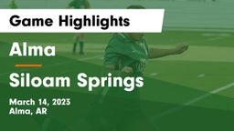 Alma  vs Siloam Springs  Game Highlights - March 14, 2023