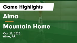 Alma  vs Mountain Home  Game Highlights - Oct. 22, 2020