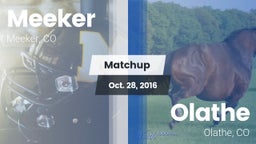 Matchup: Meeker vs. Olathe  2016