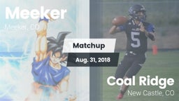 Matchup: Meeker vs. Coal Ridge  2018