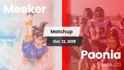 Matchup: Meeker vs. Paonia  2018