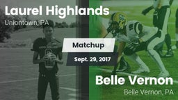 Matchup: Laurel Highlands vs. Belle Vernon  2017