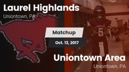 Matchup: Laurel Highlands vs. Uniontown Area  2017