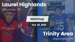 Matchup: Laurel Highlands vs. Trinity Area  2019