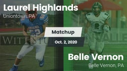 Matchup: Laurel Highlands vs. Belle Vernon  2020