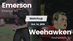 Matchup: Emerson vs. Weehawken  2016