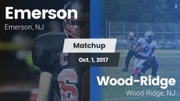 Matchup: Emerson vs. Wood-Ridge  2017