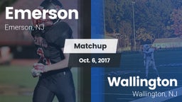Matchup: Emerson vs. Wallington  2017