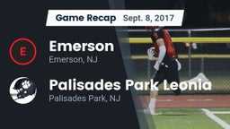 Recap: Emerson  vs. Palisades Park Leonia  2017