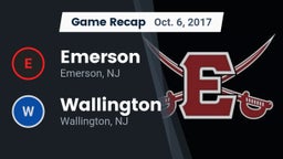 Recap: Emerson  vs. Wallington  2017