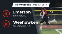 Recap: Emerson  vs. Weehawken  2017