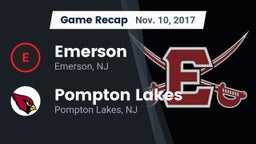 Recap: Emerson  vs. Pompton Lakes  2017