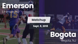 Matchup: Emerson vs. Bogota  2018