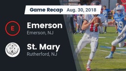 Recap: Emerson  vs. St. Mary  2018