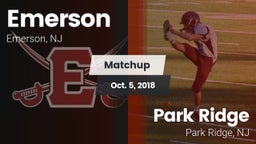 Matchup: Emerson vs. Park Ridge  2018