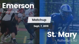 Matchup: Emerson vs. St. Mary  2019