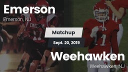Matchup: Emerson vs. Weehawken  2019