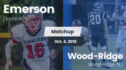Matchup: Emerson vs. Wood-Ridge  2019