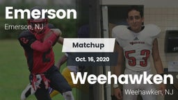 Matchup: Emerson vs. Weehawken  2020