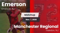 Matchup: Emerson vs. Manchester Regional  2020
