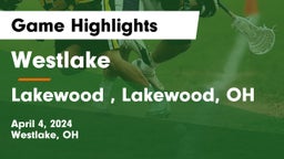 Westlake  vs Lakewood , Lakewood, OH Game Highlights - April 4, 2024