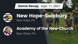 Recap: New Hope-Solebury  vs. Academy of the New Church  2021