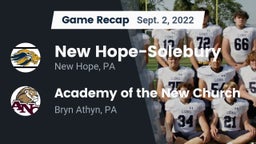 Recap: New Hope-Solebury  vs. Academy of the New Church  2022