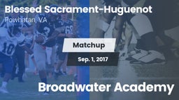 Matchup: Blessed Sacrament-Hu vs. Broadwater Academy 2017