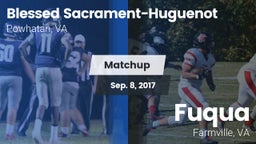 Matchup: Blessed Sacrament-Hu vs. Fuqua  2017