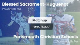 Matchup: Blessed Sacrament-Hu vs. Portsmouth Christian Schools 2017