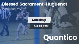 Matchup: Blessed Sacrament-Hu vs. Quantico  2017