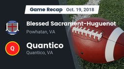 Recap: Blessed Sacrament-Huguenot  vs. Quantico  2018