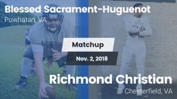 Matchup: Blessed Sacrament-Hu vs. Richmond Christian  2018