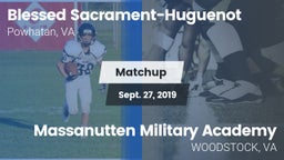 Matchup: Blessed Sacrament-Hu vs. Massanutten Military Academy  2019