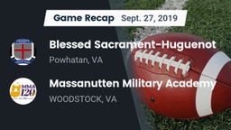 Recap: Blessed Sacrament-Huguenot  vs. Massanutten Military Academy  2019