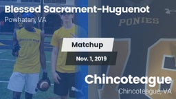 Matchup: Blessed Sacrament-Hu vs. Chincoteague  2019