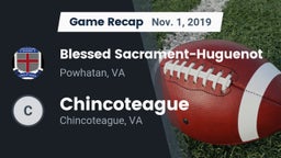 Recap: Blessed Sacrament-Huguenot  vs. Chincoteague  2019