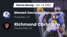 Recap: Blessed Sacrament-Huguenot  vs. Richmond Christian  2022