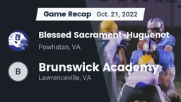 Recap: Blessed Sacrament-Huguenot  vs. Brunswick Academy 2022