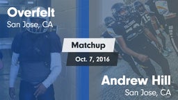Matchup: Overfelt vs. Andrew Hill  2016