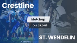 Matchup: Crestline vs. ST. WENDELIN 2016