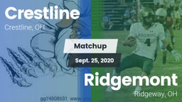 Matchup: Crestline vs. Ridgemont  2020