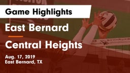 East Bernard  vs Central Heights Game Highlights - Aug. 17, 2019