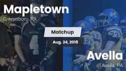 Matchup: Mapletown vs. Avella  2018