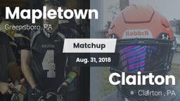 Matchup: Mapletown vs. Clairton  2018