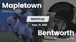 Matchup: Mapletown vs. Bentworth  2018