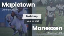 Matchup: Mapletown vs. Monessen  2018