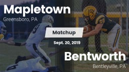 Matchup: Mapletown vs. Bentworth  2019