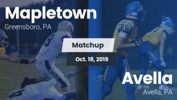 Matchup: Mapletown vs. Avella  2019